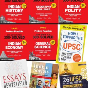The UPSC Edge: Books for UPSC Exam. Complete Master Package. (40+ Books and Current Affairs)