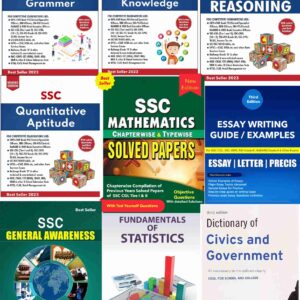 SSC Exam Master Package: Books for Tier I, II (20+ Books and Current Affairs till 2025 helpful for other Government Exams )