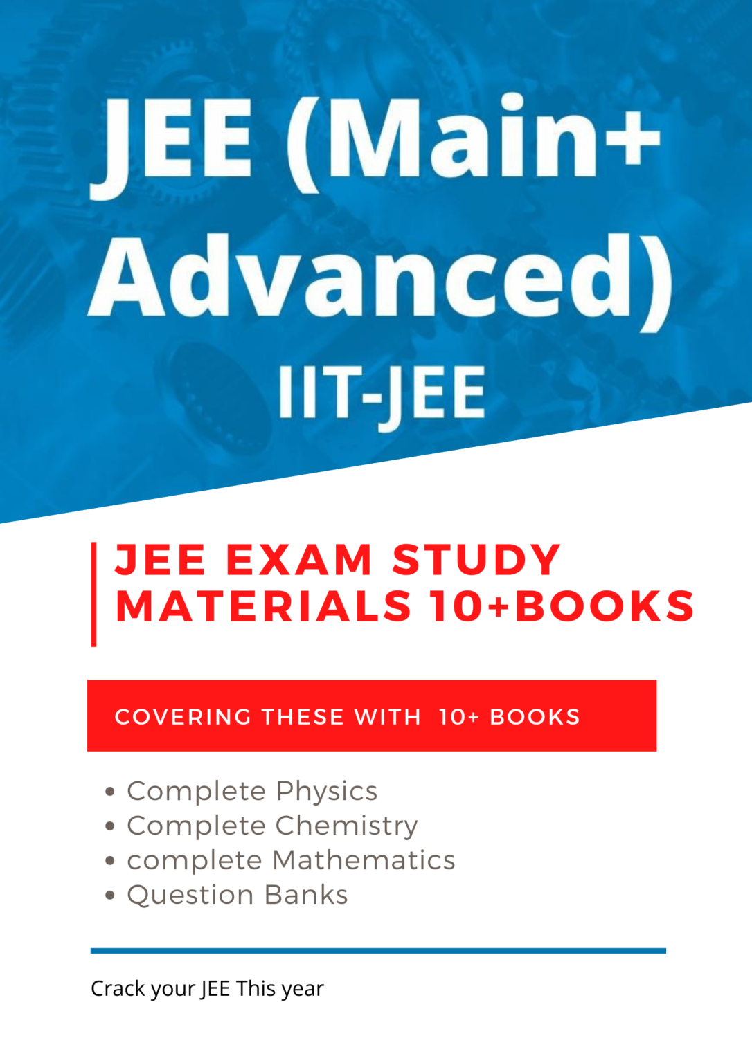 JEE Rank Booster Pack – 10+ Books for Complete Preparation