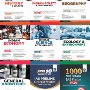 The UPSC Edge: Books for UPSC/Railway/IES/SSC/Indian Navy. Complete Master Package (40+ Books and Current Affairs 2021 - 2026 )